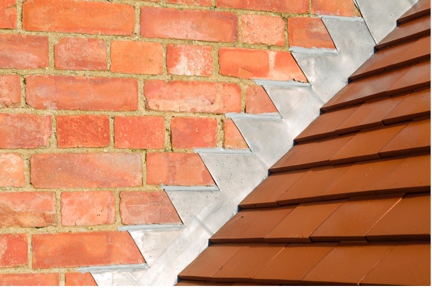 A close-up of a roof