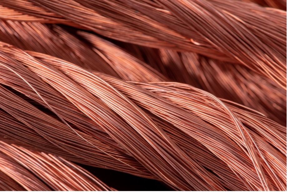 Close-up of copper wire